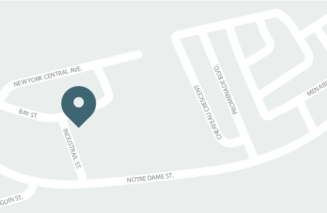 Map of the area surrounding Bay Street Salon and Spa